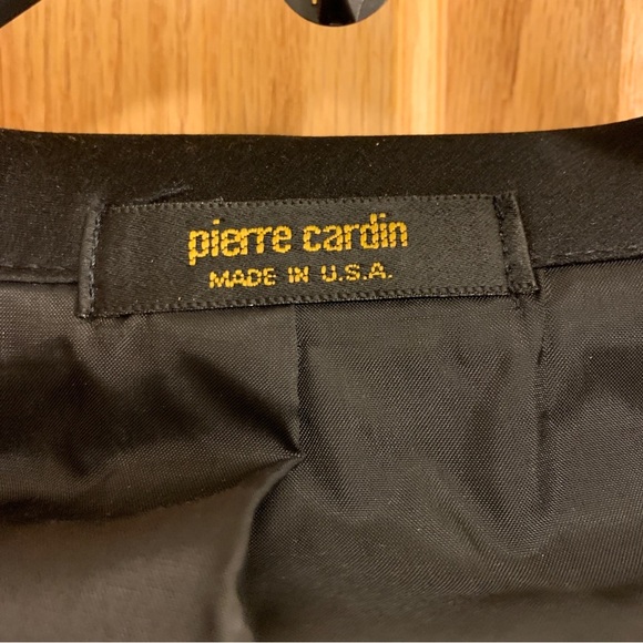 Vintage 80s-90s Mens Pierre Cardin Satin Lapel Tuxedo Formal Jacket 41L USA MADE - Picture 8 of 9